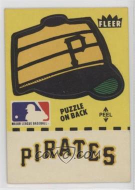 1982 Fleer - Team Stickers Inserts #_PIPI.2 - Pittsburgh Pirates Hat (Puzzle on Back)