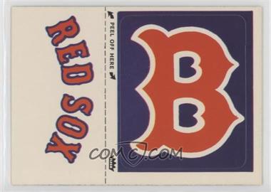 1982 Fleer - Team Stickers Inserts #BRSE - Boston Red Sox Hat Emblem