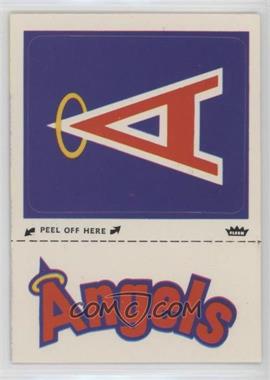 1982 Fleer - Team Stickers Inserts #CAAE - California Angels Hat Emblem