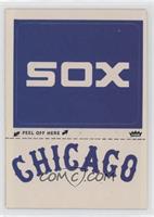 Chicago White Sox Emblam (Puzzle on Back)