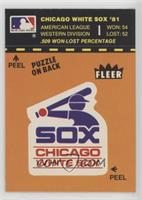Chicago White Sox Team (Logo/Stat Tab Puzzle on Back)