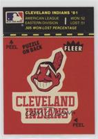 Cleveland Indians Logo/Stat Tab (Puzzle on Back)