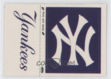 1982 Fleer - Team Stickers Inserts #NYYE - New York Yankees Hat Emblem