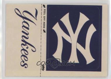 1982 Fleer - Team Stickers Inserts #NYYE - New York Yankees Hat Emblem