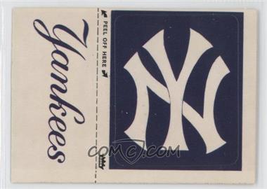 1982 Fleer - Team Stickers Inserts #NYYE - New York Yankees Hat Emblem