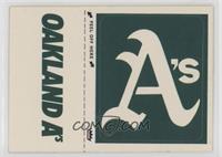 Oakland Athletics Hat Emblem