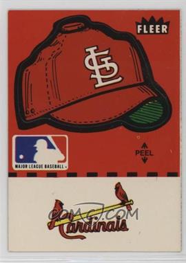 1982 Fleer - Team Stickers Inserts #SLCH.2 - St. Louis Cardinals Hat (Puzzle on Back)