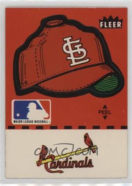 1982 Fleer - Team Stickers Inserts #SLCH.2 - St. Louis Cardinals Hat (Puzzle on Back)