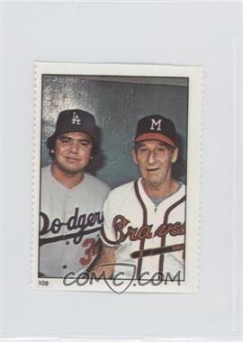 1982 Fleer Stamps - [Base] #108 - Fernando Valenzuela, Warren Spahn