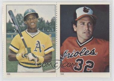 1982 Fleer Stamps - [Base] #123-144 - Rickey Henderson, Steve Stone