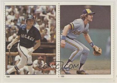 1982 Fleer Stamps - [Base] #188-135 - Mike Squires, Robin Yount