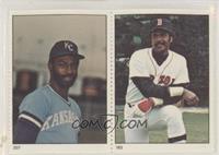 Willie Wilson, Jim Rice [EX to NM]