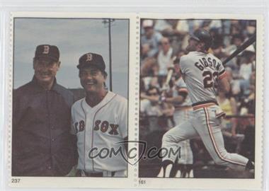 1982 Fleer Stamps - [Base] #237-161 - Ted Williams & Carl Yastrzemski, Kirk Gibson