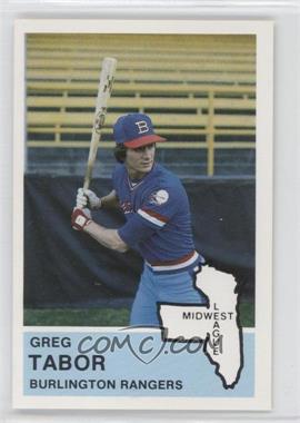 1982 Fritsch Midwest League Stars of Tomorrow - [Base] #114 - Greg Tabor