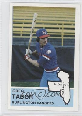 1982 Fritsch Midwest League Stars of Tomorrow - [Base] #114 - Greg Tabor