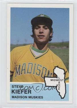 1982 Fritsch Midwest League Stars of Tomorrow - [Base] #12 - Steve Kiefer