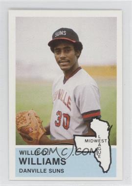 1982 Fritsch Midwest League Stars of Tomorrow - [Base] #141 - Willie D. Williams