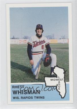 1982 Fritsch Midwest League Stars of Tomorrow - [Base] #222 - Rhett Whisman