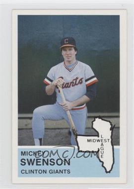 1982 Fritsch Midwest League Stars of Tomorrow - [Base] #238 - Mickey Swenson