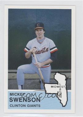 1982 Fritsch Midwest League Stars of Tomorrow - [Base] #238 - Mickey Swenson