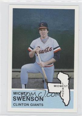 1982 Fritsch Midwest League Stars of Tomorrow - [Base] #238 - Mickey Swenson