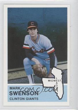 1982 Fritsch Midwest League Stars of Tomorrow - [Base] #239 - Mark Swenson