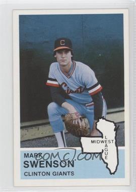 1982 Fritsch Midwest League Stars of Tomorrow - [Base] #239 - Mark Swenson
