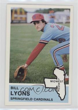 1982 Fritsch Midwest League Stars of Tomorrow - [Base] #252 - Bill Lyons