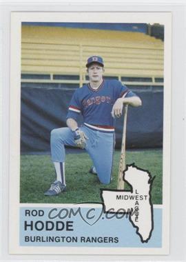1982 Fritsch Midwest League Stars of Tomorrow - [Base] #80 - Rod Hodde