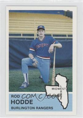 1982 Fritsch Midwest League Stars of Tomorrow - [Base] #80 - Rod Hodde