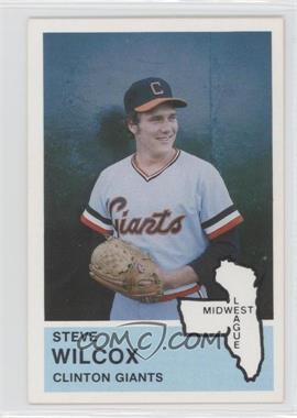 1982 Fritsch Midwest League Stars of Tomorrow - [Base] #83 - Steve Wilcox