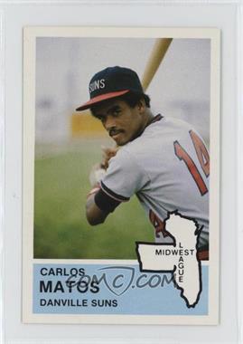 1982 Fritsch Midwest League Stars of Tomorrow - [Base] #86 - Carlos Matos