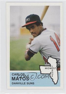 1982 Fritsch Midwest League Stars of Tomorrow - [Base] #86 - Carlos Matos