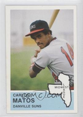 1982 Fritsch Midwest League Stars of Tomorrow - [Base] #86 - Carlos Matos