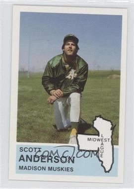 1982 Fritsch Midwest League Stars of Tomorrow - [Base] #88 - Scott Anderson