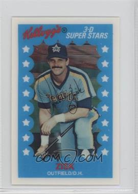 1982 Kellogg's 3-D Super Stars - [Base] #1 - Richie Zisk