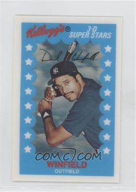 1982 Kellogg's 3-D Super Stars - [Base] #12 - Dave Winfield