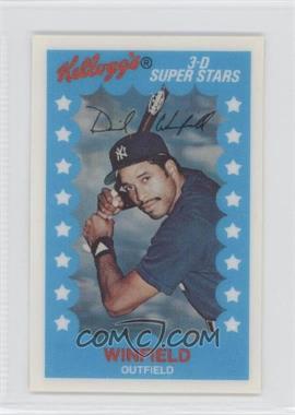 1982 Kellogg's 3-D Super Stars - [Base] #12 - Dave Winfield