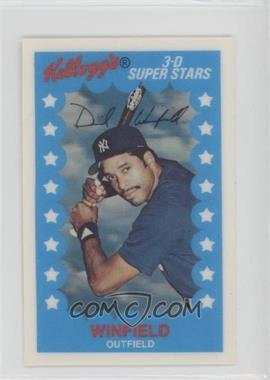 1982 Kellogg's 3-D Super Stars - [Base] #12 - Dave Winfield