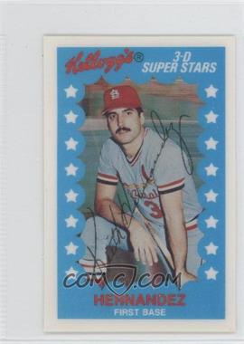 1982 Kellogg's 3-D Super Stars - [Base] #23 - Keith Hernandez