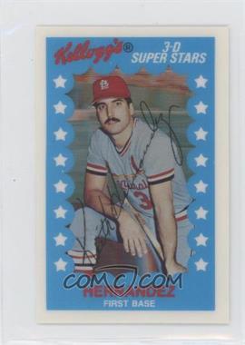 1982 Kellogg's 3-D Super Stars - [Base] #23 - Keith Hernandez