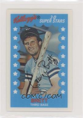 1982 Kellogg's 3-D Super Stars - [Base] #3 - George Brett