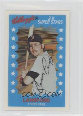 1982 Kellogg's 3-D Super Stars - [Base] #41 - Carney Lansford