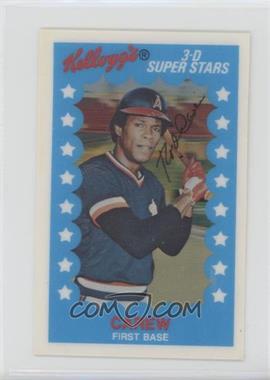 1982 Kellogg's 3-D Super Stars - [Base] #51 - Rod Carew