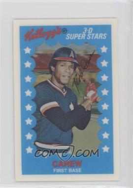 1982 Kellogg's 3-D Super Stars - [Base] #51 - Rod Carew