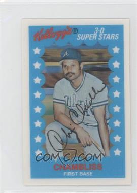 1982 Kellogg's 3-D Super Stars - [Base] #52 - Chris Chambliss