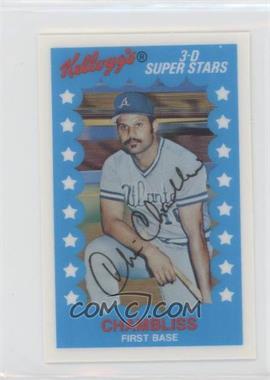 1982 Kellogg's 3-D Super Stars - [Base] #52 - Chris Chambliss