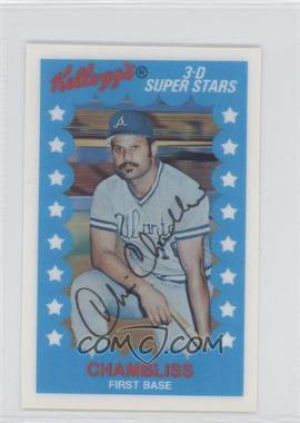 1982 Kellogg's 3-D Super Stars - [Base] #52 - Chris Chambliss