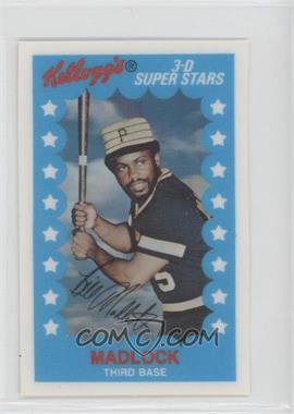 1982 Kellogg's 3-D Super Stars - [Base] #55 - Bill Madlock