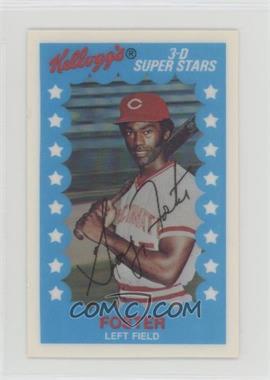 1982 Kellogg's 3-D Super Stars - [Base] #56 - George Foster [Noted]